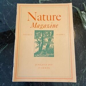 Vintage Nature Magazine June-July 1939 Vol. 32, #6